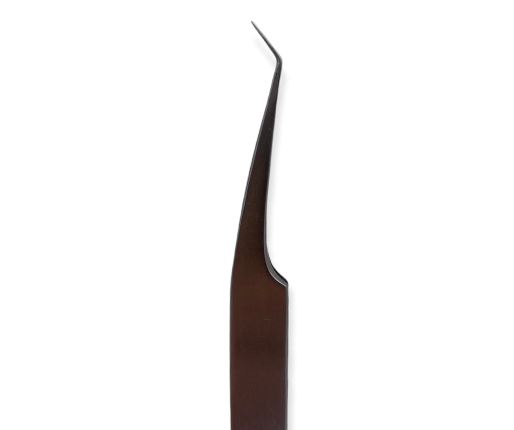 "level up" 45 degree isolation tweezer in silver